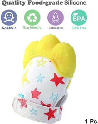 CHILD CHIC MITTEN TEETHER YELLOW 1 PC Teether(Yellow)