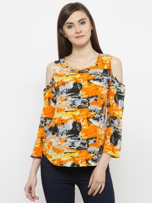 LAZIO Casual Printed Women Multicolor Top