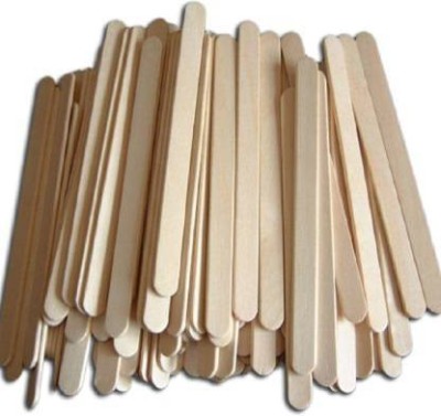 BBS DEAL (Pack of-100 pcs ) Multi purpose Natural Wooden Ice Cream Sticks for Art & Craft
