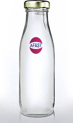 AFAST 300 ml Glass Bottle(Pack of 1, Clear)