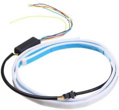 APICAL Flexible Daytime Running Light for Cars with Matrix Yellow And White Indicator Car Fancy Lights (Yellow, White) Car Fancy Lights(Multicolor)