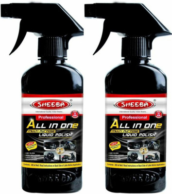 Sheeba Paste Car Polish for Exterior, Headlight, Dashboard, Tyres(200 ml)