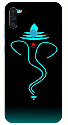 Print maker Back Cover for Samsung Galaxy M11(Black, Blue, Grip Case, Silicon, Pack of: 1)