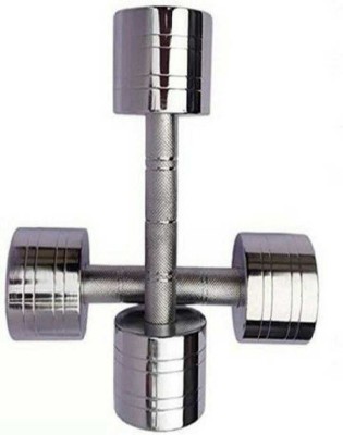 LCARNO Steel Dumbbell Fixed Weight Dumbbell (10 kg)5kgx2 Fixed Weight Dumbbell(10 kg)