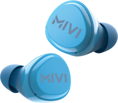 Mivi DuoPods M20 True Wireless Bluetooth Headset(Blue, True Wireless)