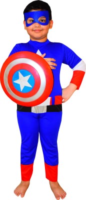 Fancy Steps Captain America Kids Costume Wear