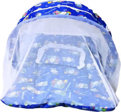 Lakshay Kids Collection Cotton Kids Baby Bedding Mosquito net upto 6 Months Mosquito Net(Blue)