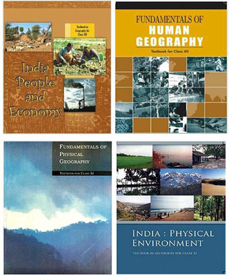 Ncert - Geography (New) Class 11-12 (India:Physical Environment Class - Xi, Fundamentals Of Physical Geography Class Ix, Fundamental Of Human Geography Class - Xii & India People And Economy Class-Xii)(Paperback, NCERT)