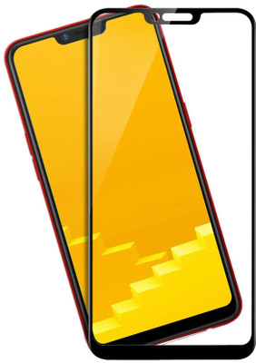 welldesign Edge To Edge Tempered Glass for Oppo A5(Pack of 1)