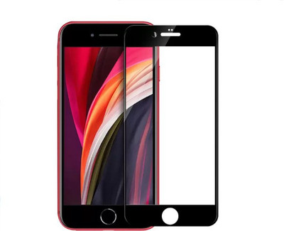 TECHSHIELD Edge To Edge Tempered Glass for Apple iPhone SE 2020(Pack of 1)