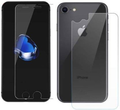 FIRST IMPRESSION Front and Back Tempered Glass for Apple iPhone SE(Pack of 2)