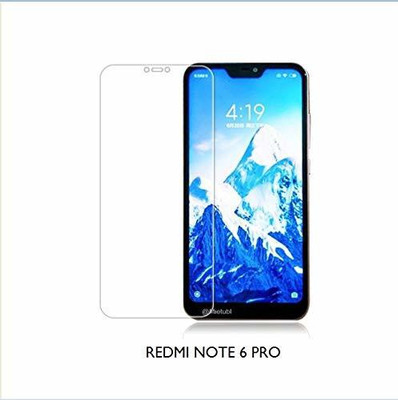Covers Eclat Mobitech LLP Tempered Glass Guard for Xiaomi Redmi Note 6(Pack of 1)