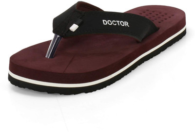 ORTHO JOY Men Slippers(Maroon , 13)