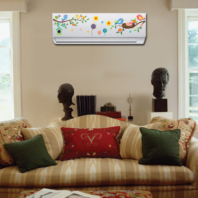 RANGOLI 90 cm Air Conditioner SPARROW BIRDS Sticker 159 Self Adhesive Sticker(Pack of 1)