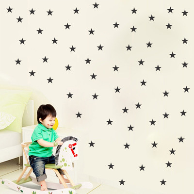 STICKER STUDIO 38 cm Stars Removable Sticker(Pack of 42)