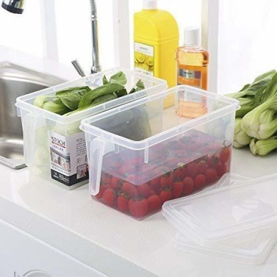 WINCY Plastic Fridge Container  - 5 L(Pack of 3, Clear)