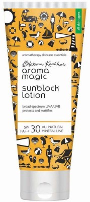 Aroma Magic Sunscreen - SPF 30 PA++ Sunblock Lotion 100 ml - SPF 30 PA++ (100 ml)(100 ml)