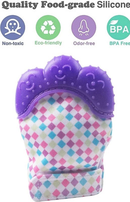 CHILD CHIC MITTEN TEETHER PURPLE Teether(Multicolor)