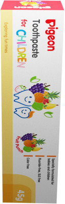 Pigeon Children Toothpaste, Punch Flavour 45g Toothpaste(45 g)