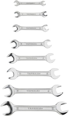 TAPARIA DEP 08 DOUBLE ENDED SPANNER SET Double Sided Open End Wrench(Pack of 8)