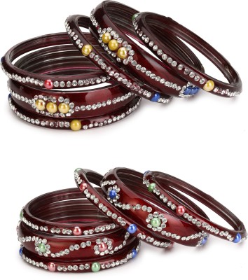 1st Time Stone Bangle Set(Pack of 12)