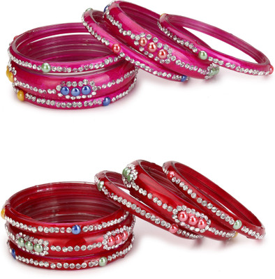 AFAST Glass Bangle Set(Pack of 12)