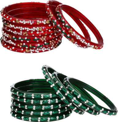 1st Time Glass Bangle Set(Pack of 10)