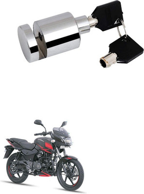 AXWee Heavy Disk-Lock-Round-Chrome-Bike 903 Disc Lock(Silver, Steel)