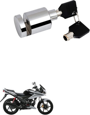 Qiisx Heavy Duty Disc Brake Lock Anti Theft Stainless Steel 7mm Pin Wheel Locking Security Lock for Bike and Motorcycle (Chrome)_Honda CBF Stunner Disk_RoundX_1317 Disc Lock(Silver) Qiisx Heavy Duty Disc Brake Lock Anti Theft Stainless Steel 7mm Pin Wheel Locking Security Lock for Bike and Motorcycle (Chrome)_Honda CBF Stunner Disk_RoundX_1317 Disc Lock(Silver)