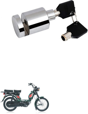 AXWee Heavy Disk-Lock-Round-Chrome-Bike 873 Disc Lock(Silver, Steel)