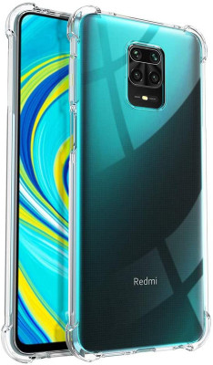 Helix Bumper Case for Redmi Note 9 Pro Max(Transparent, Shock Proof, Silicon, Pack of: 1)