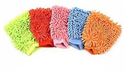 GTC Wet and Dry Glove Set(Free Size Pack of 5)