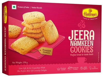 Haldiram's Jeera Namkeen Cookies Cookies Biscuit(4 x 0.25 kg)
