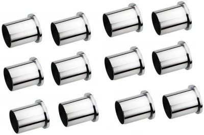 tajhardwaregallery Silver Rod Rail Bracket, Curtain Knobs Metal(Pack of 12)