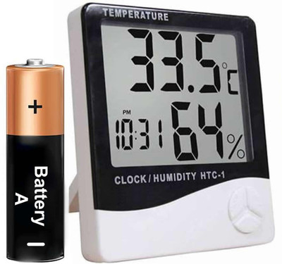 InfraHive Digital White, Black Clock