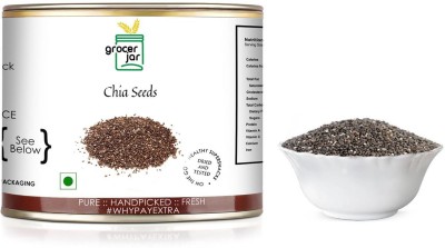 GROCERJAR Pure Handpicked Fresh Chia seeds Chia Seeds(500 g)