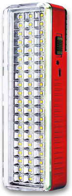 iDOLESHOP Best Quality 60 High-Bright LED Light with Android Charging Support Rechargeable Emergency Light 7 hrs Flood Lamp Emergency Light(Red)