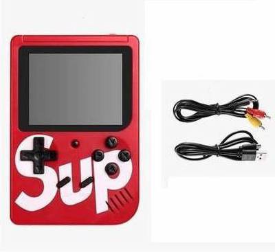 RFV1 (tm)SUP Game Box Game Console Retro FC Game Player Classic Game 400 in 1 Sup Game Box USB Rechargeable Portable Handheld Game Pad with TV Output Cable,Charging USB Cable 8 GB with Mario , Contra , F1 Racing and many more