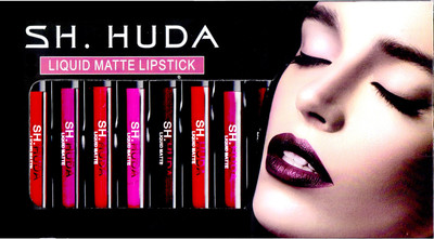 Sh.Huda Liquid Matte lipsticks set of 12pcs(Multicolor, 60 ml)