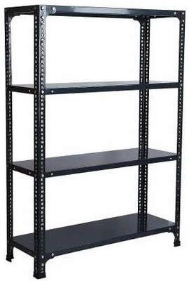 Spacious CRC Sheet 4 Shelf Slotted Angle Rack(Fresh Material Use),Luggage Rack Luggage Rack