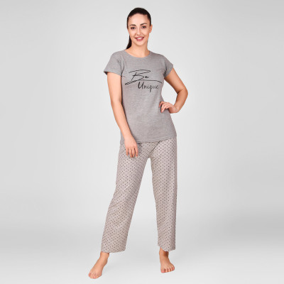 Fit N Fine Women Printed Multicolor Top & Pyjama Set