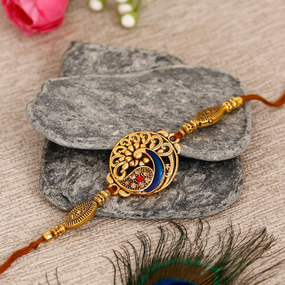 Flipkart SmartBuy Designer D716_FSB Assorted Rakhi  Set(1 Designer Peocock Rakhi)