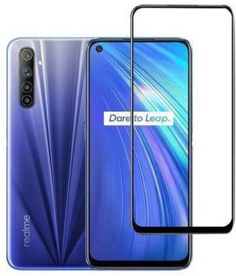 NKCASE Edge To Edge Tempered Glass for Realme 6(Pack of 1)