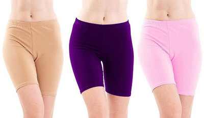 FeelBlue Solid Women Multicolor Regular Shorts