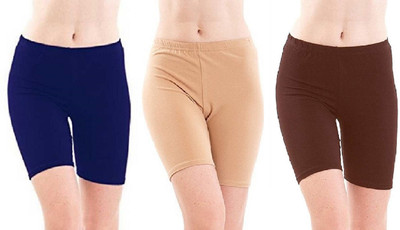 FeelBlue Solid Women Multicolor Regular Shorts