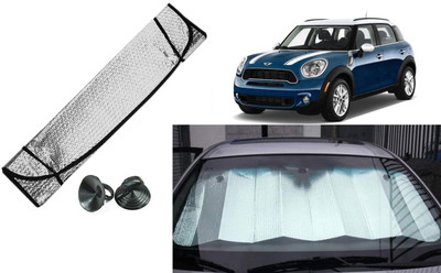 Auto Kite Dashboard, Rear Window Sun Shade For Mini Countryman(Silver, Black)