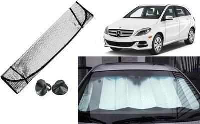 Auto Kite Dashboard, Rear Window Sun Shade For Mercedes Benz B-Class(Silver, Black)