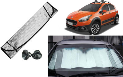 Auto Kite Dashboard, Rear Window Sun Shade(Silver, Black)