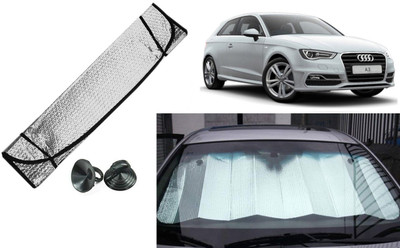 Auto Kite Dashboard, Rear Window Sun Shade For Audi A3(Silver, Black)