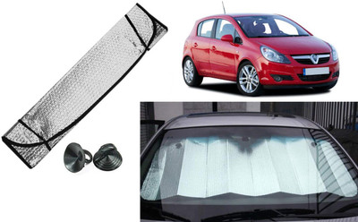Auto Kite Dashboard, Rear Window Sun Shade For Opel Corsa(Silver, Black)